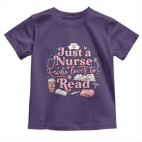Just A Nurse Who Loves Reading Toddler T Shirt Book Lover Nurse