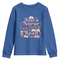 Just A Nurse Who Loves Reading Youth Sweatshirt Book Lover Nurse
