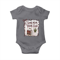 Tired Moms Book Club Baby Onesie Funny Coffee And Books Mom Gift