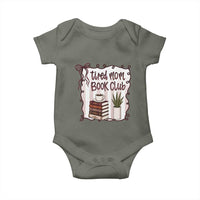 Tired Moms Book Club Baby Onesie Funny Coffee And Books Mom Gift