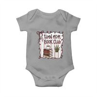 Tired Moms Book Club Baby Onesie Funny Coffee And Books Mom Gift