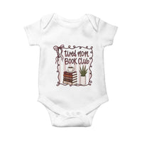 Tired Moms Book Club Baby Onesie Funny Coffee And Books Mom Gift