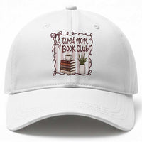 Tired Moms Book Club Baseball Cap Funny Coffee And Books Mom Gift
