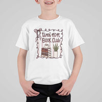 Tired Moms Book Club T Shirt For Kid Funny Coffee And Books Mom Gift