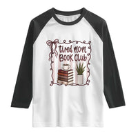 Tired Moms Book Club Raglan Shirt Funny Coffee And Books Mom Gift