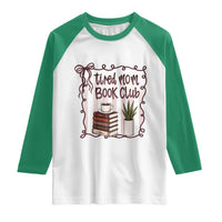 Tired Moms Book Club Raglan Shirt Funny Coffee And Books Mom Gift