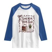 Tired Moms Book Club Raglan Shirt Funny Coffee And Books Mom Gift