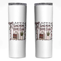 Tired Moms Book Club Skinny Tumbler Funny Coffee And Books Mom Gift