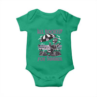 Funny Skeleton Reading At The Beach Baby Onesie All Booked For Summer