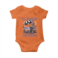 Funny Skeleton Reading At The Beach Baby Onesie All Booked For Summer