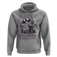 Funny Skeleton Reading At The Beach Hoodie All Booked For Summer