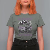 Funny Skeleton Reading At The Beach T Shirt For Women All Booked For Summer