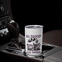 Funny Skeleton Reading At The Beach Tumbler Cup All Booked For Summer