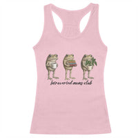 Introverted Moms Club Frog Graphic Racerback Tank Top Funny Mothers Day Gift