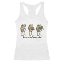 Introverted Moms Club Frog Graphic Racerback Tank Top Funny Mothers Day Gift