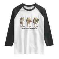 Introverted Moms Club Frog Graphic Raglan Shirt Funny Mothers Day Gift