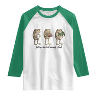 Introverted Moms Club Frog Graphic Raglan Shirt Funny Mothers Day Gift