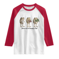 Introverted Moms Club Frog Graphic Raglan Shirt Funny Mothers Day Gift