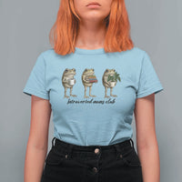 Introverted Moms Club Frog Graphic T Shirt For Women Funny Mothers Day Gift