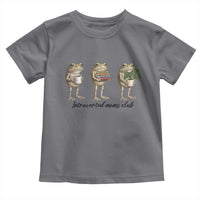 Introverted Moms Club Frog Graphic Toddler T Shirt Funny Mothers Day Gift