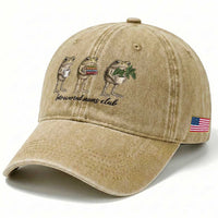Introverted Moms Club Frog Graphic Washed Cotton Baseball Cap Funny Mothers Day Gift