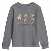 Introverted Moms Club Frog Graphic Youth Sweatshirt Funny Mothers Day Gift