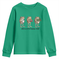 Introverted Moms Club Frog Graphic Youth Sweatshirt Funny Mothers Day Gift