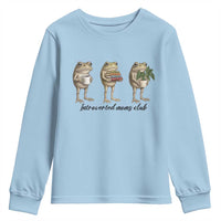 Introverted Moms Club Frog Graphic Youth Sweatshirt Funny Mothers Day Gift