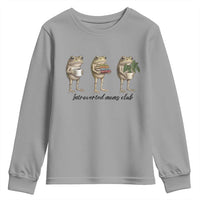 Introverted Moms Club Frog Graphic Youth Sweatshirt Funny Mothers Day Gift