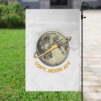 Copy Moon Joy Space Lover Lunar Mission Garden Flag Astronaut Sci Fi Graphic