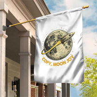 Copy Moon Joy Space Lover Lunar Mission Garden Flag Astronaut Sci Fi Graphic
