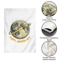 Copy Moon Joy Space Lover Lunar Mission Garden Flag Astronaut Sci Fi Graphic