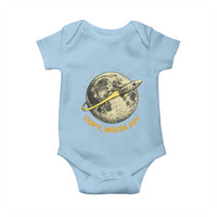 Copy Moon Joy Space Lover Lunar Mission Baby Onesie Astronaut Sci Fi Graphic