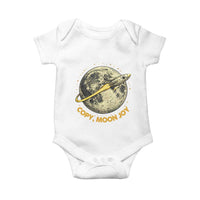 Copy Moon Joy Space Lover Lunar Mission Baby Onesie Astronaut Sci Fi Graphic