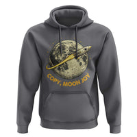Copy Moon Joy Space Lover Lunar Mission Hoodie Astronaut Sci Fi Graphic