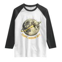 Copy Moon Joy Space Lover Lunar Mission Raglan Shirt Astronaut Sci Fi Graphic