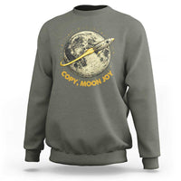 Copy Moon Joy Space Lover Lunar Mission Sweatshirt Astronaut Sci Fi Graphic
