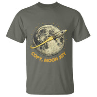 Copy Moon Joy Space Lover Lunar Mission T Shirt Astronaut Sci Fi Graphic