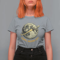 Copy Moon Joy Space Lover Lunar Mission T Shirt For Women Astronaut Sci Fi Graphic