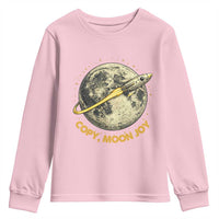 Copy Moon Joy Space Lover Lunar Mission Youth Sweatshirt Astronaut Sci Fi Graphic