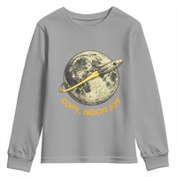 Copy Moon Joy Space Lover Lunar Mission Youth Sweatshirt Astronaut Sci Fi Graphic