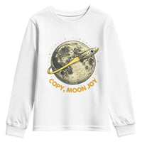 Copy Moon Joy Space Lover Lunar Mission Youth Sweatshirt Astronaut Sci Fi Graphic