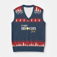 Copy Moon Joy Statement Full Moon V-Neck Knit Sweater Vest Space Exploration Lunar Journey 2026