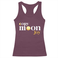 Copy Moon Joy Statement Full Moon Racerback Tank Top Space Exploration Lunar Journey 2026