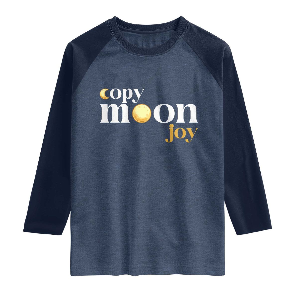 Copy Moon Joy Statement Full Moon Raglan Shirt Space Exploration Lunar Journey 2026