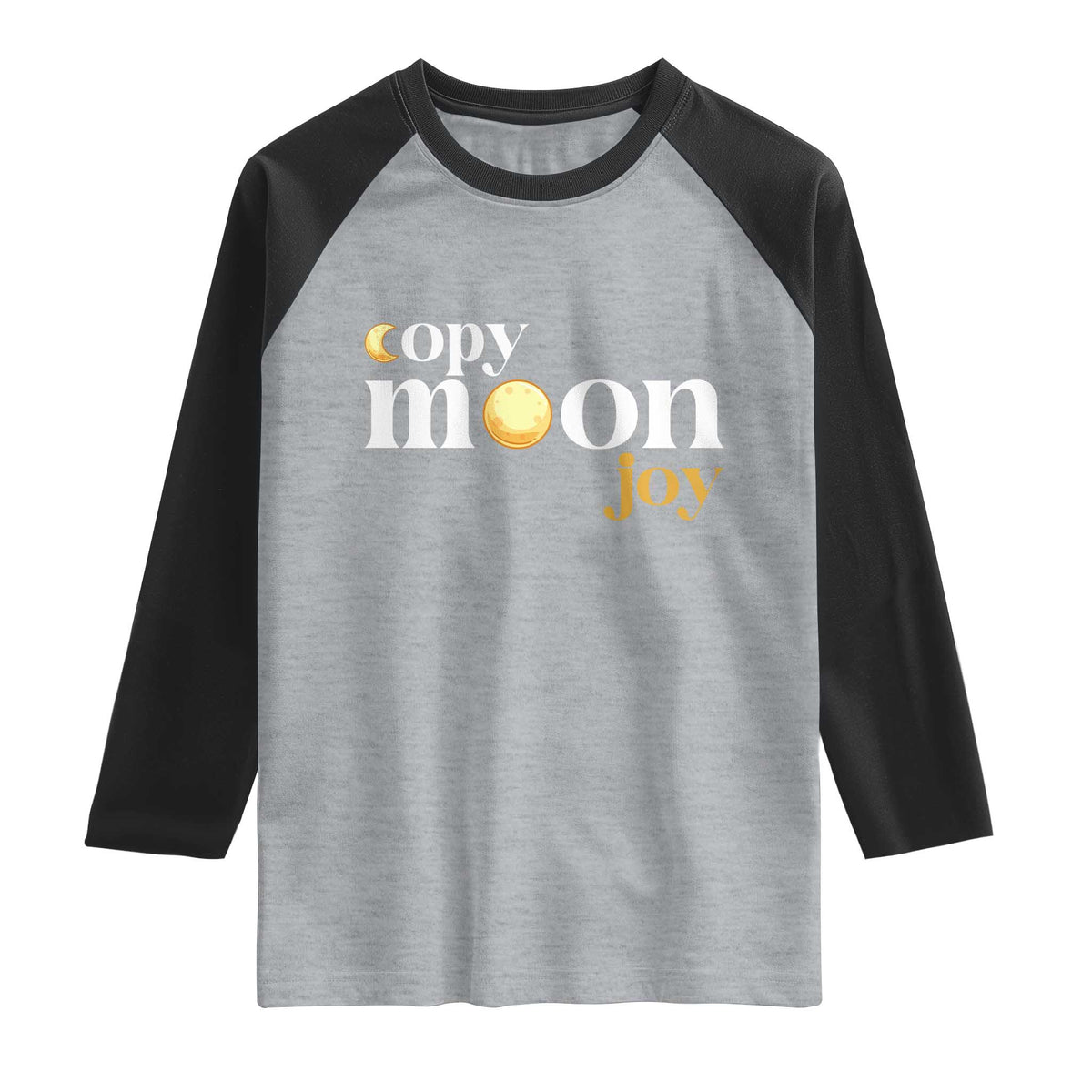 Copy Moon Joy Statement Full Moon Raglan Shirt Space Exploration Lunar Journey 2026