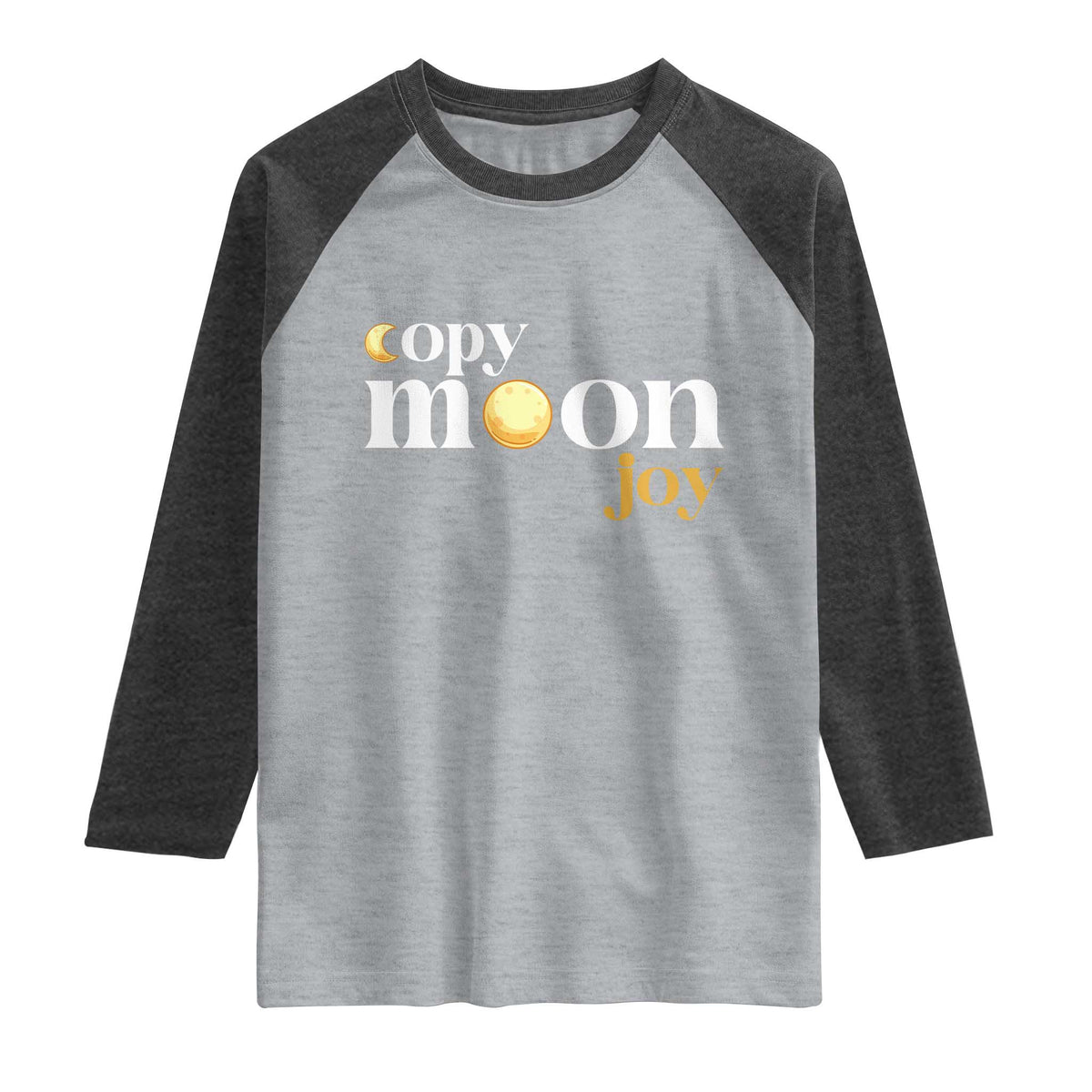 Copy Moon Joy Statement Full Moon Raglan Shirt Space Exploration Lunar Journey 2026