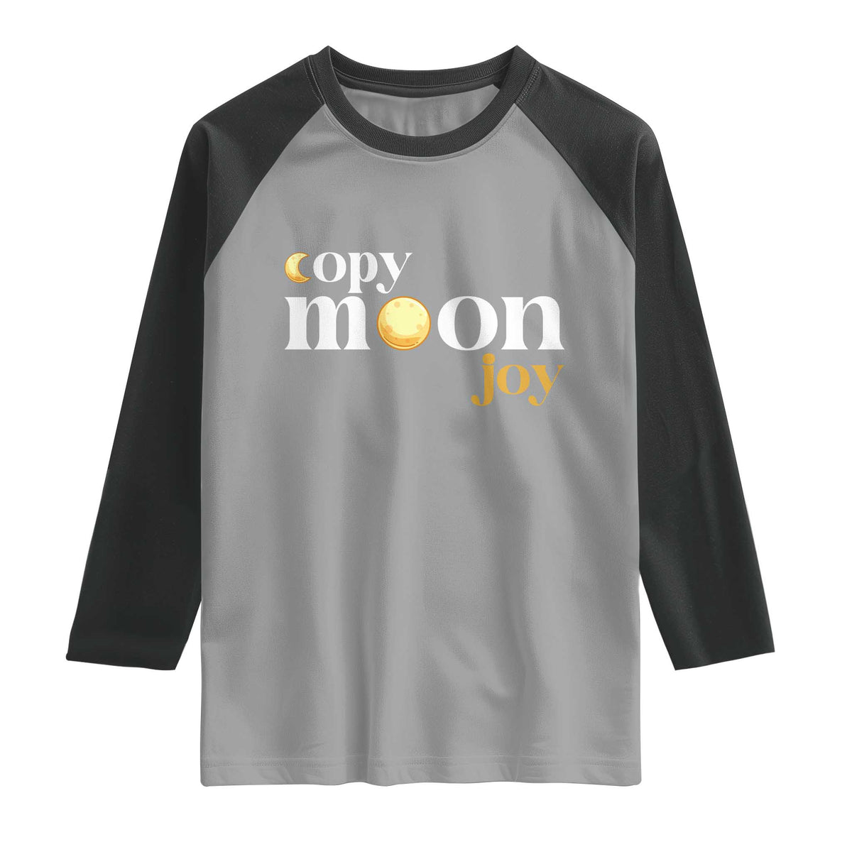 Copy Moon Joy Statement Full Moon Raglan Shirt Space Exploration Lunar Journey 2026