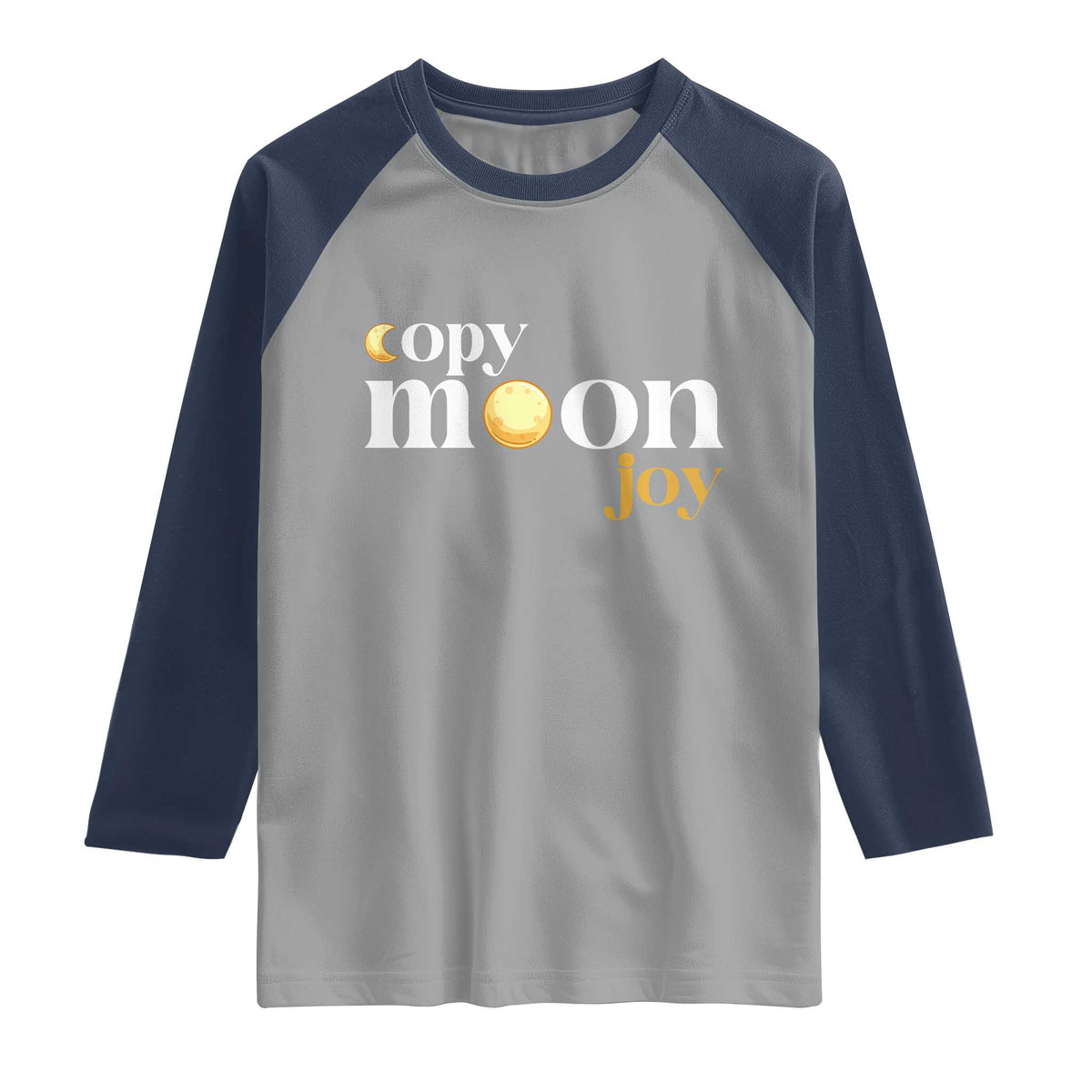 Copy Moon Joy Statement Full Moon Raglan Shirt Space Exploration Lunar Journey 2026