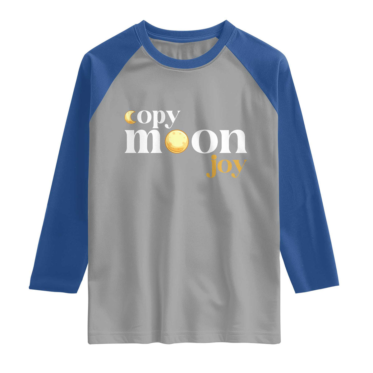Copy Moon Joy Statement Full Moon Raglan Shirt Space Exploration Lunar Journey 2026